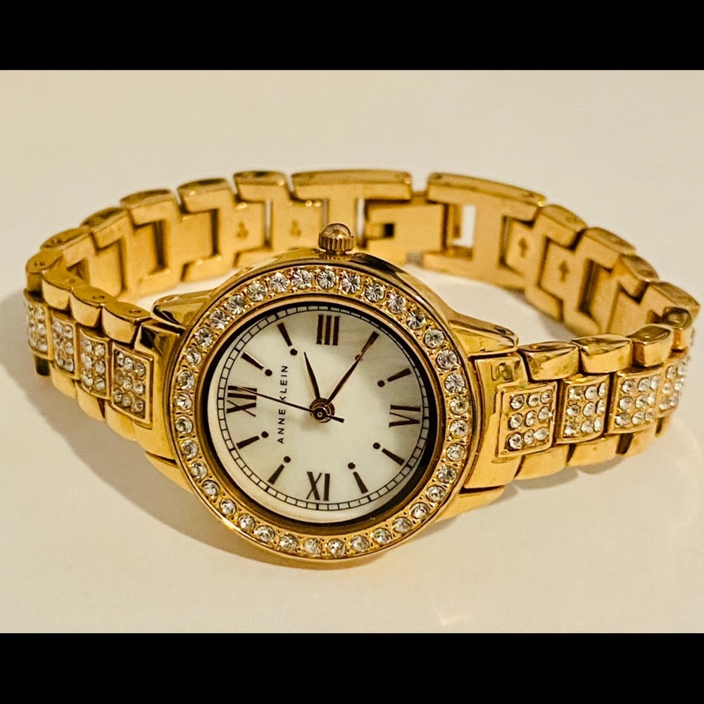 Anne Klein lady’s golden watch